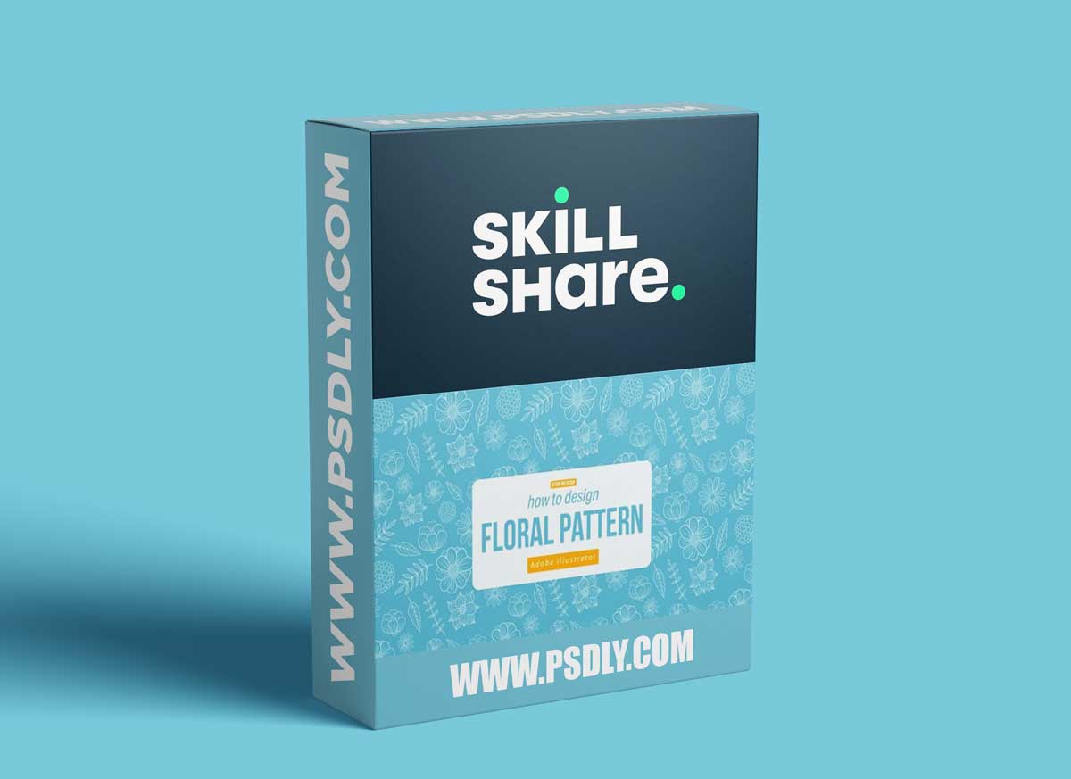 How to Design a Floral PATTERN in Adobe Illustrator - step by step for beginners