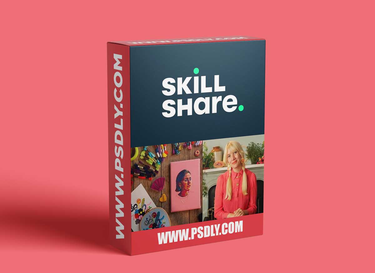 Intermediate Embroidery: Explore Collage, Portraits & Embellishments