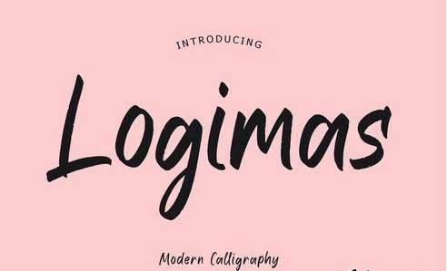 Logimas Modern Calligraphy Font