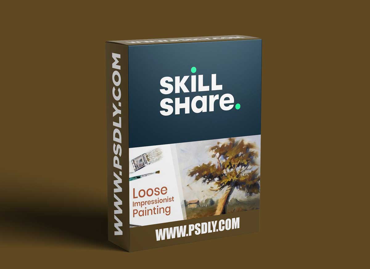 Loose Impressionist Painting: Tree in the sun