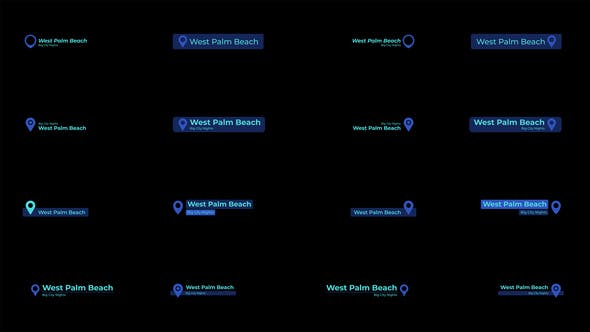 Videohive Location Pointer Titles 36110746