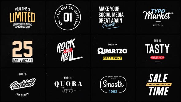 Videohive Animated Typography 36319362