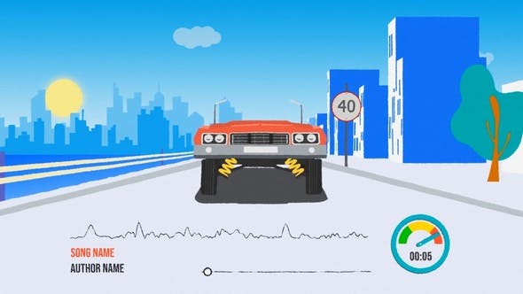 Videohive Lowrider Music Visualizer 35832576