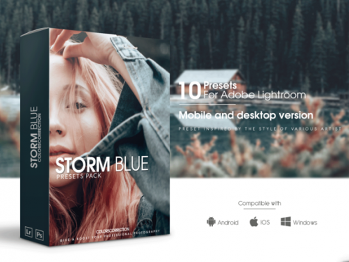 STORM BLUE LIGHTROOM PRESETS