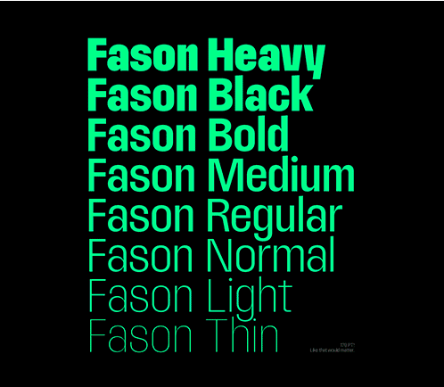 Fason Typeface Font