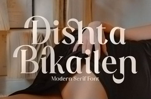 Dishta Bikailen Serif Font