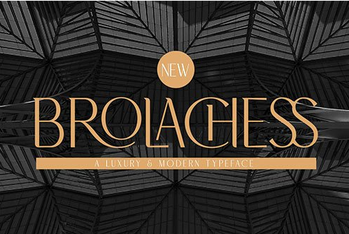 Brolachess - Luxury Ligatures Serif