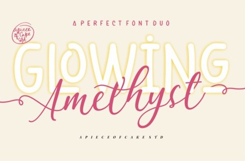 Glowing Amethyst Font