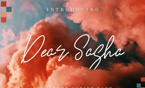 Dear Sasha Font Family - 2 Fonts