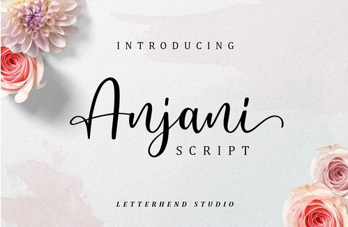 Anjani Script Modern Calligraphy