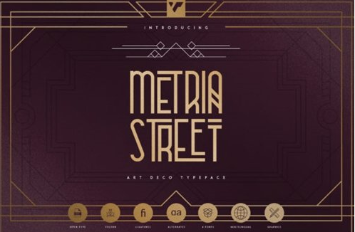 Metria Street Font