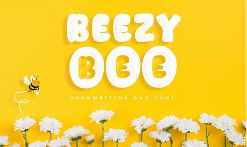 Beezy Bee - Handwritten Duo Font