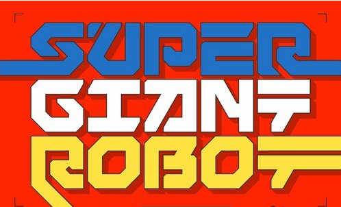 Super Giant Robot Font