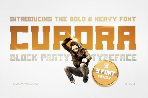 Cuadra - Block Font 3059644