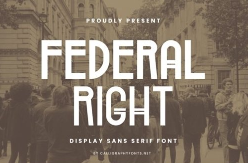 Federal Right Font