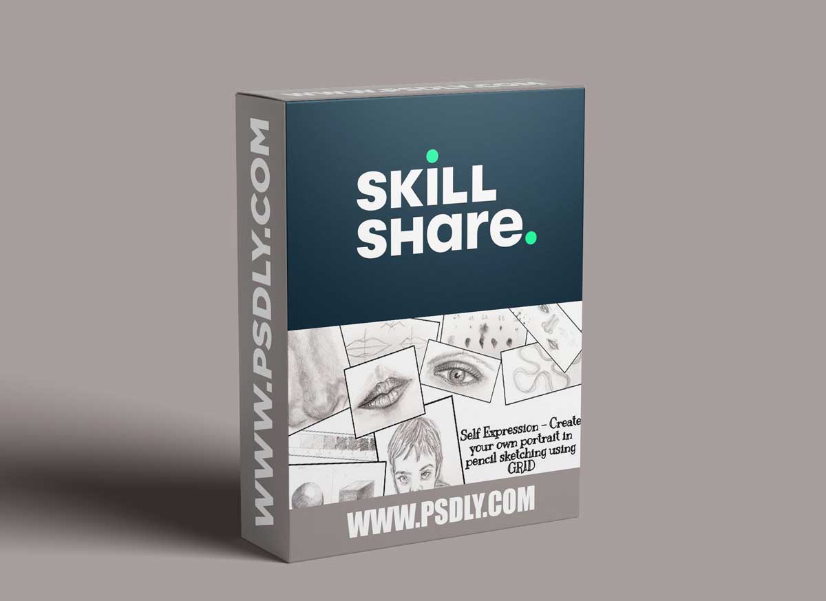 Self Expression - Create your own Portrait in Pencil Sketching using Grid in most simplified way