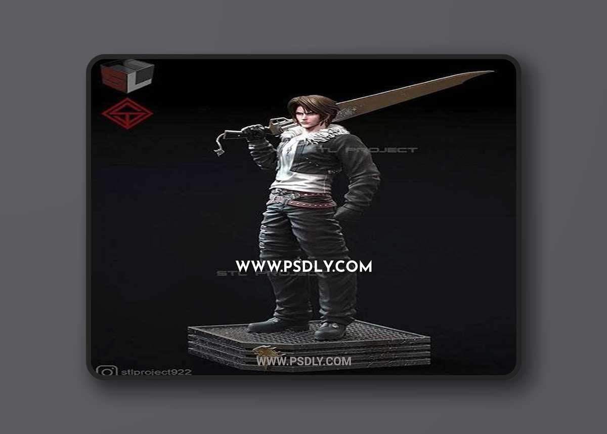 Squall Leonhart From Final Fantasy VIII 3D Model
