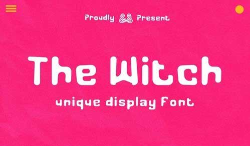 The Witch - Unique Display Font