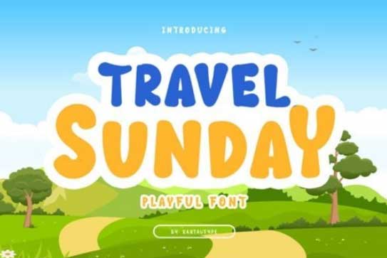Travel Sunday Font