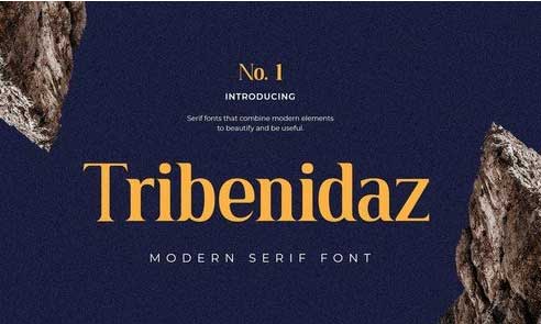 Tribenidaz Serif Display Font