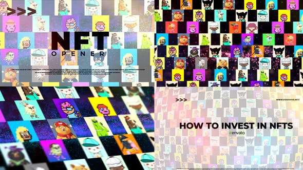 Videohive NFT Opener with Particles 36332034