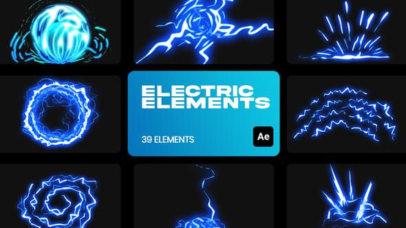 Videohive Electricity Cartoon VFX for After Effects 36191300