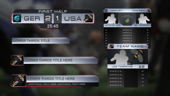 Videohive Ultimate Sports - Lower Thirds 36288024