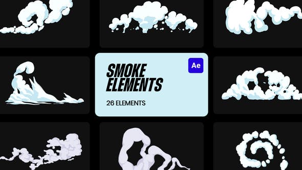 Videohive Smoke Cartoon VFX for After Effects 36157772