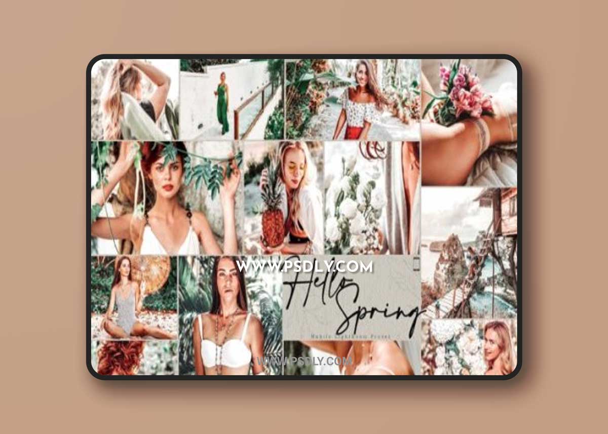 10 Hello Spring Mobile Lightroom Presets