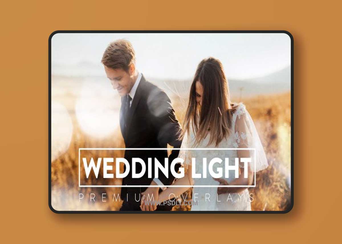120 Wedding Light Overlays