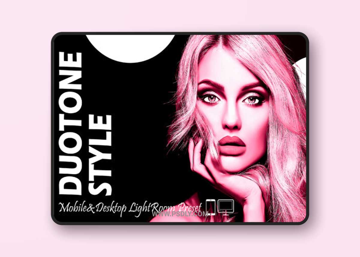24 Duotone Style Mobile & Desktop Lightroom Presets