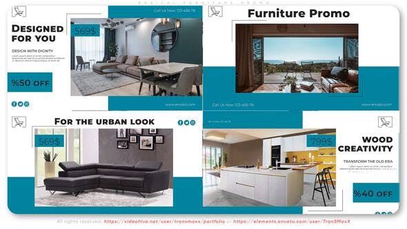 Videohive Basic Furniture Promo 36588752