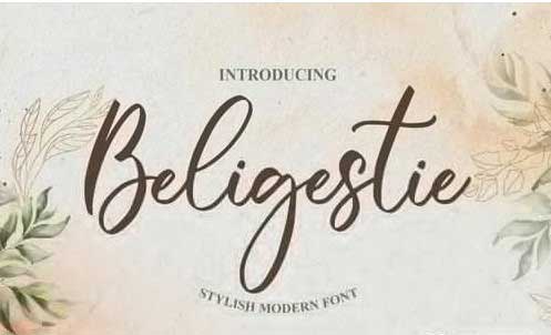 Beligestie - Stylish Script
