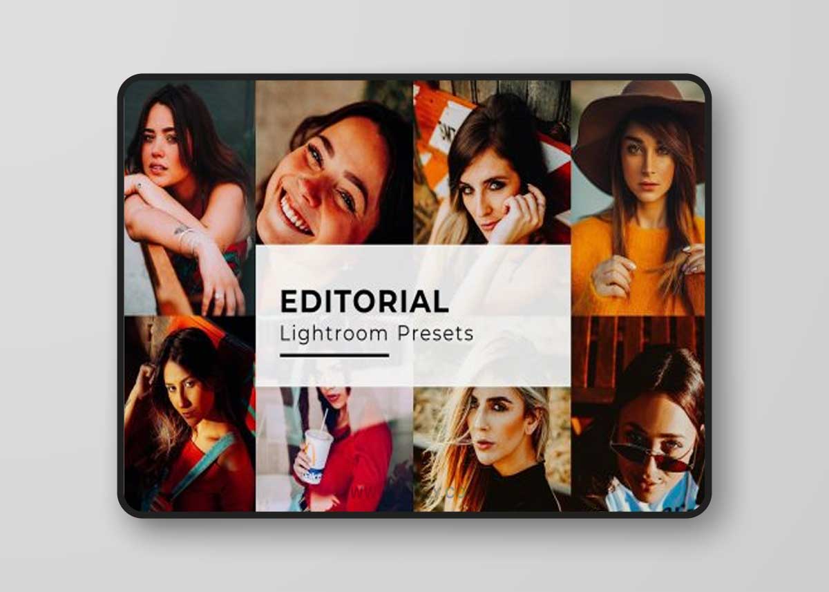 CreativeMarket - 10 Editorial Lightroom Presets 6905746