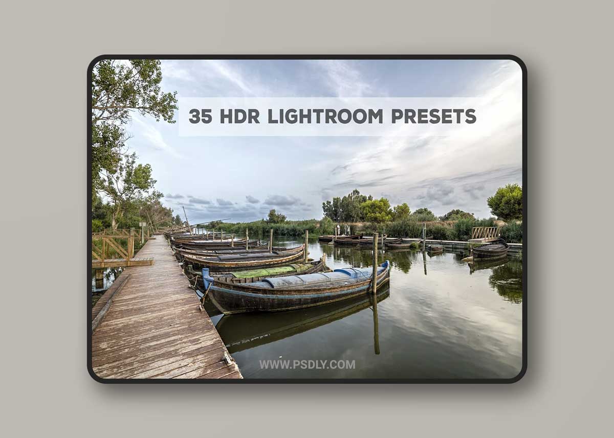 CreativeMarket - 35 Awesome HDR Presets 4414820