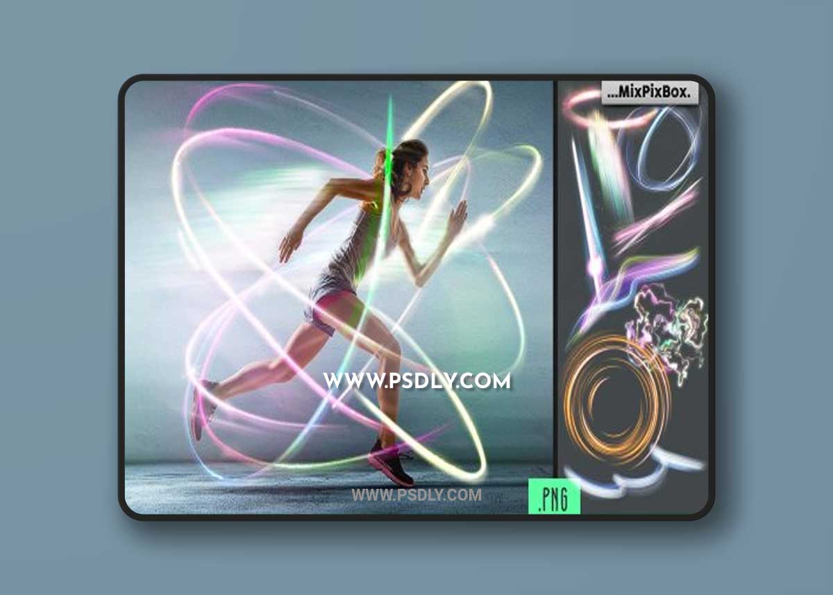 CreativeMarket - Abstract Light Overlays 5219608