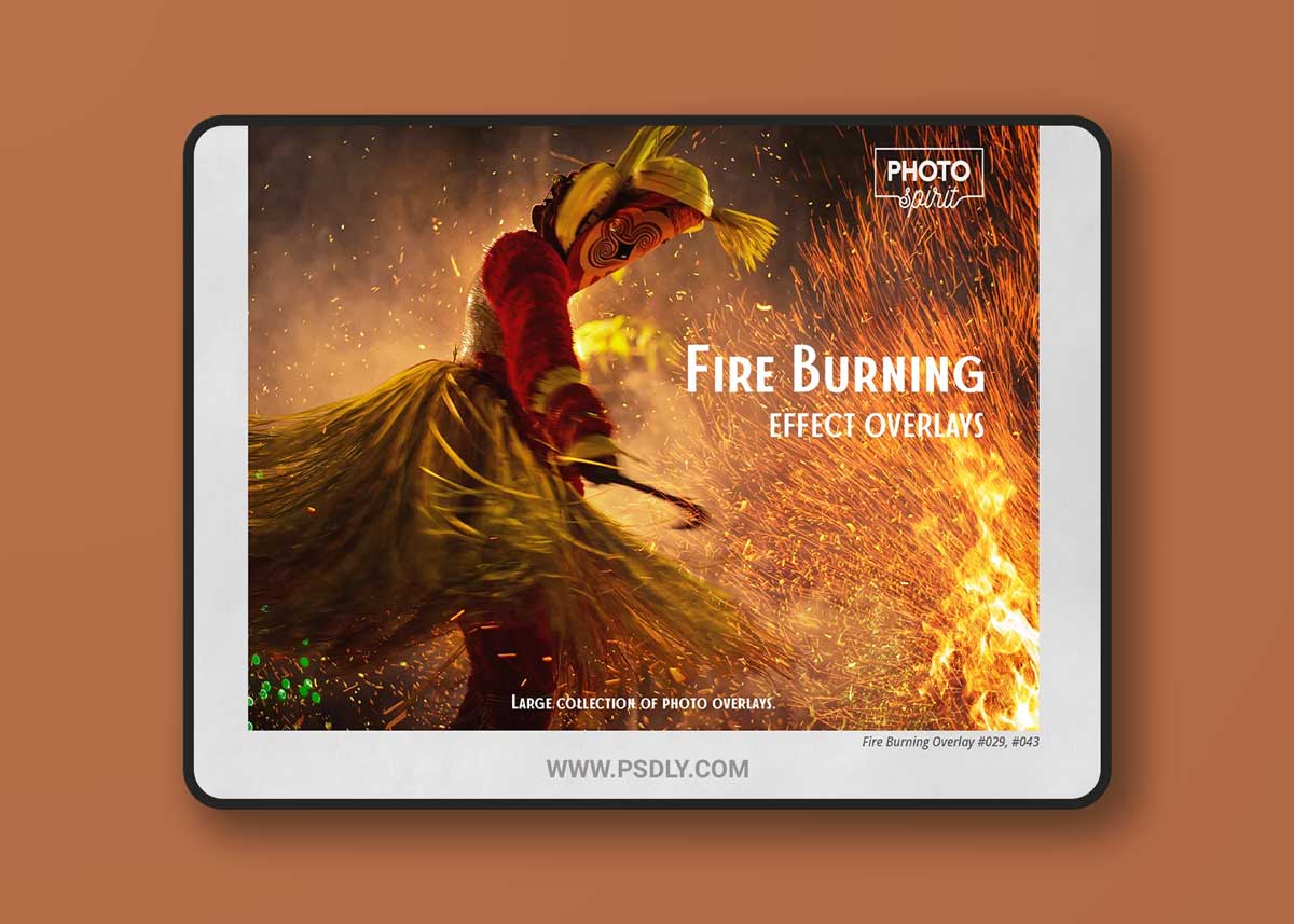 CreativeMarket - Fire Burning Effect Overlays 7006427