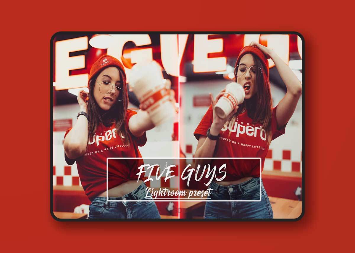 CreativeMarket - Five Guys Lightroom Preset 4394186