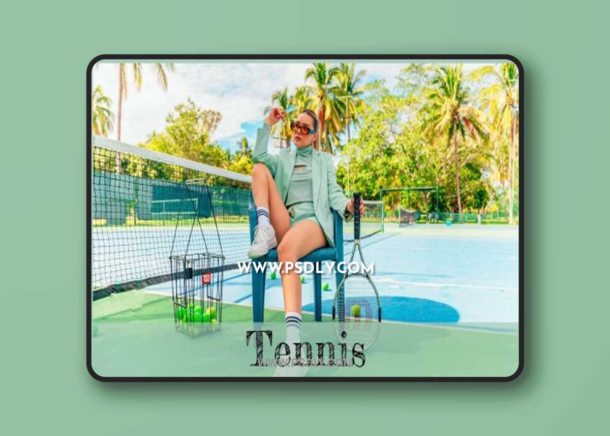CreativeMarket - Tennis Photoshop Actions Lightroom LUTs 7023639