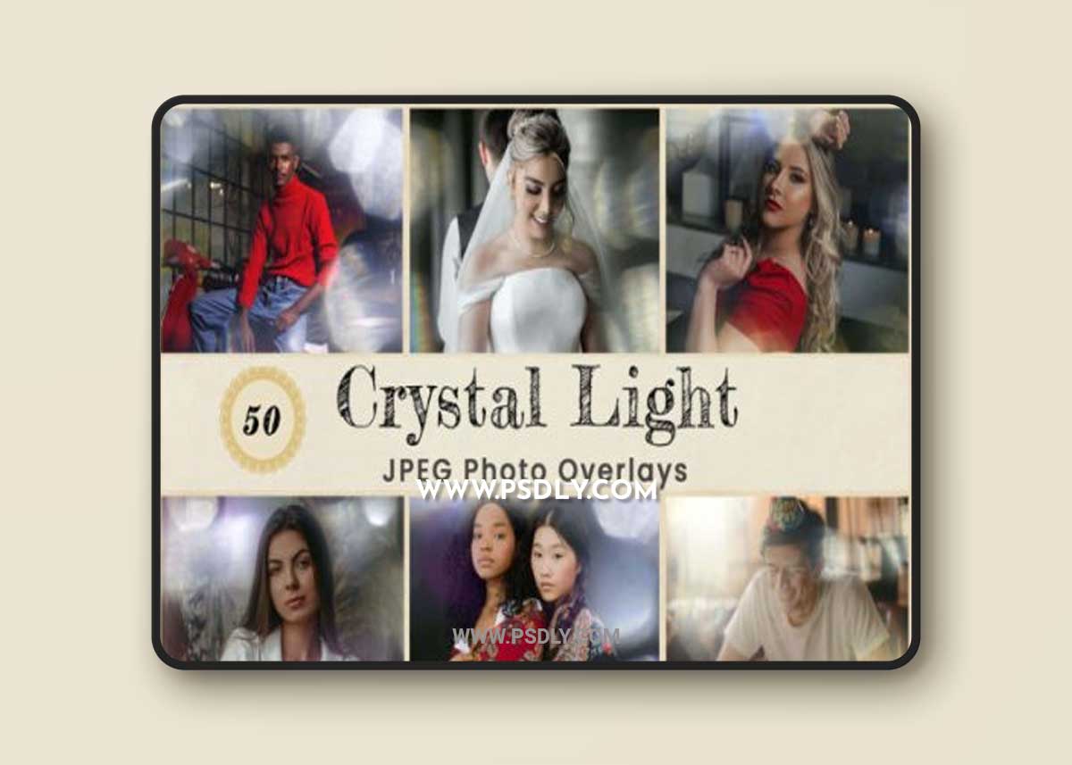 Crystal Light Digital Photo Overlays