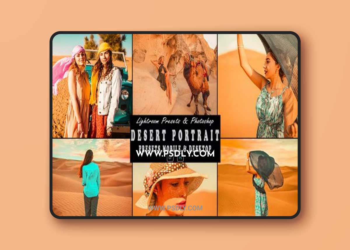 Desert Portrait Action Photoshop & Lightrom Preset