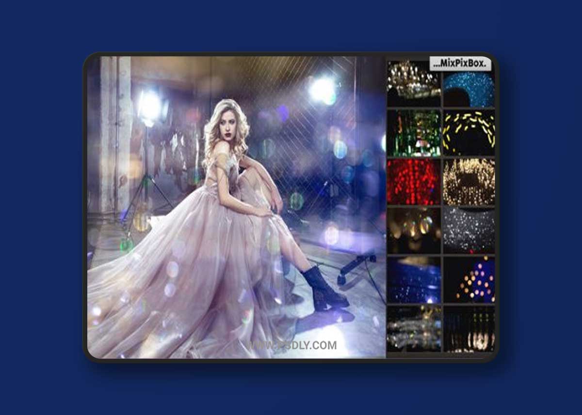 Fashion Bokeh Photo Overlays