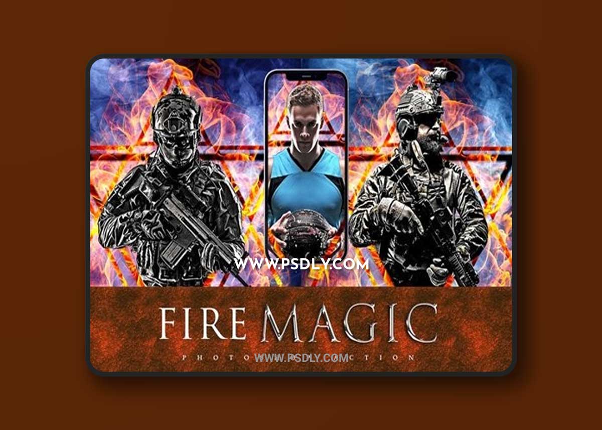 Fire Magic Photoshop Action
