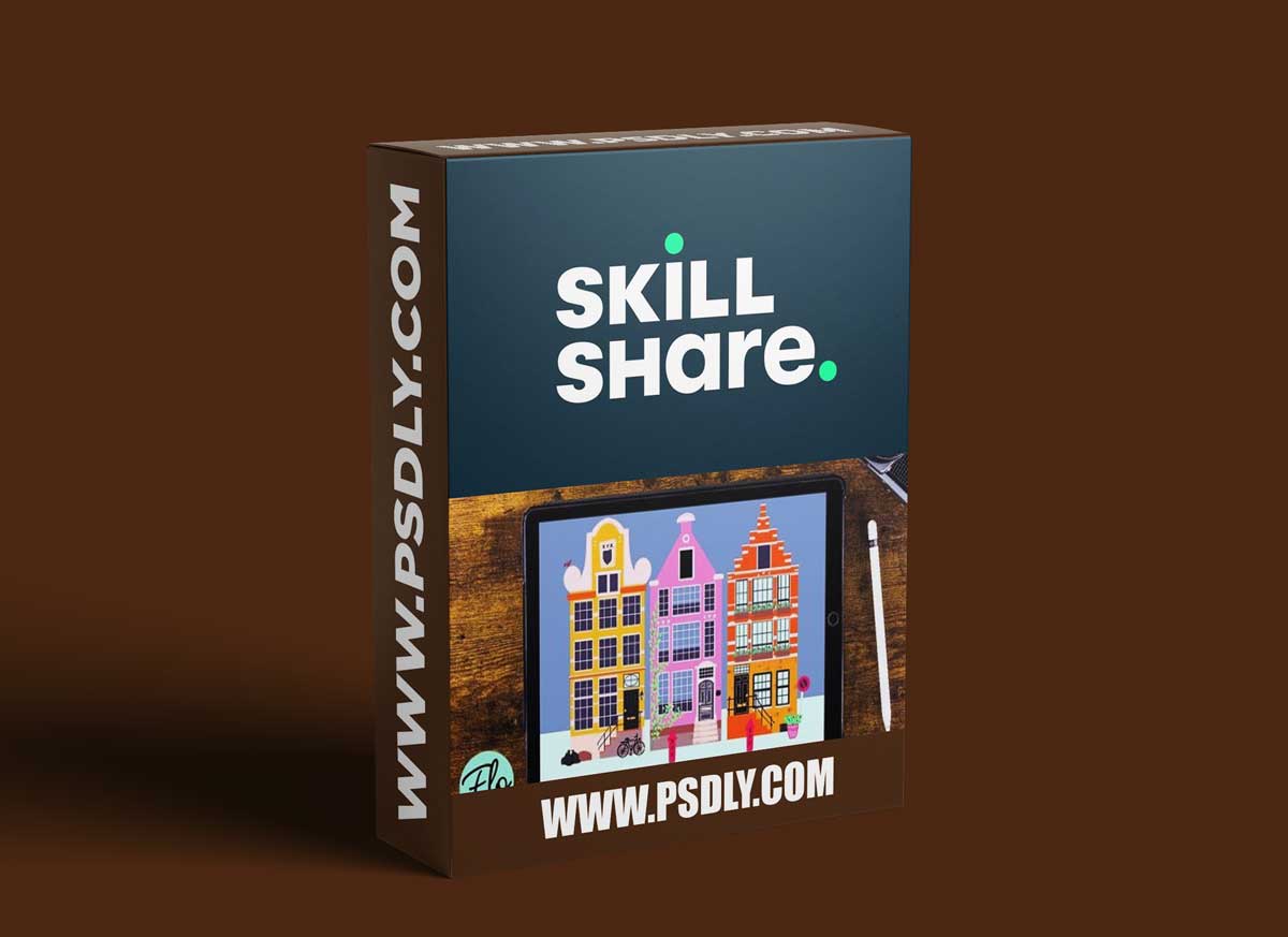 Fun and Easy Illustrations in Procreate - Creating Colorful Houses