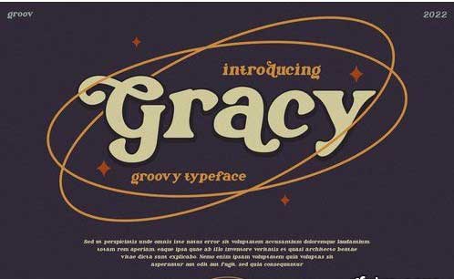 Gracy - Groovy Typeface