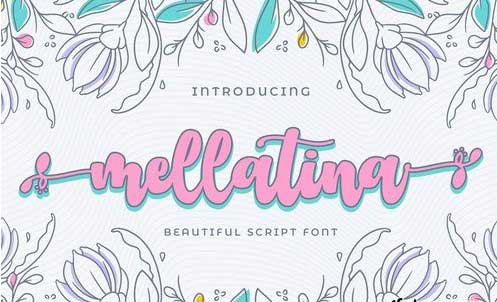 Mellatina - Beautiful Script