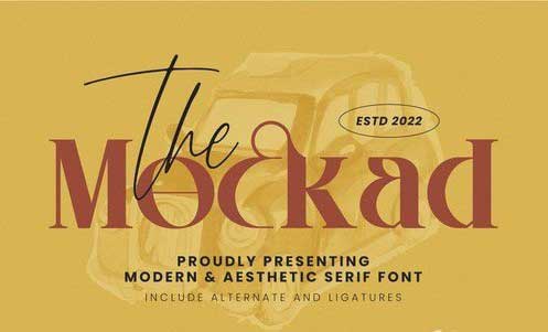 Modern - Mockad Font