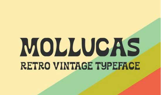 Mollucas - Retro Vintage Typeface