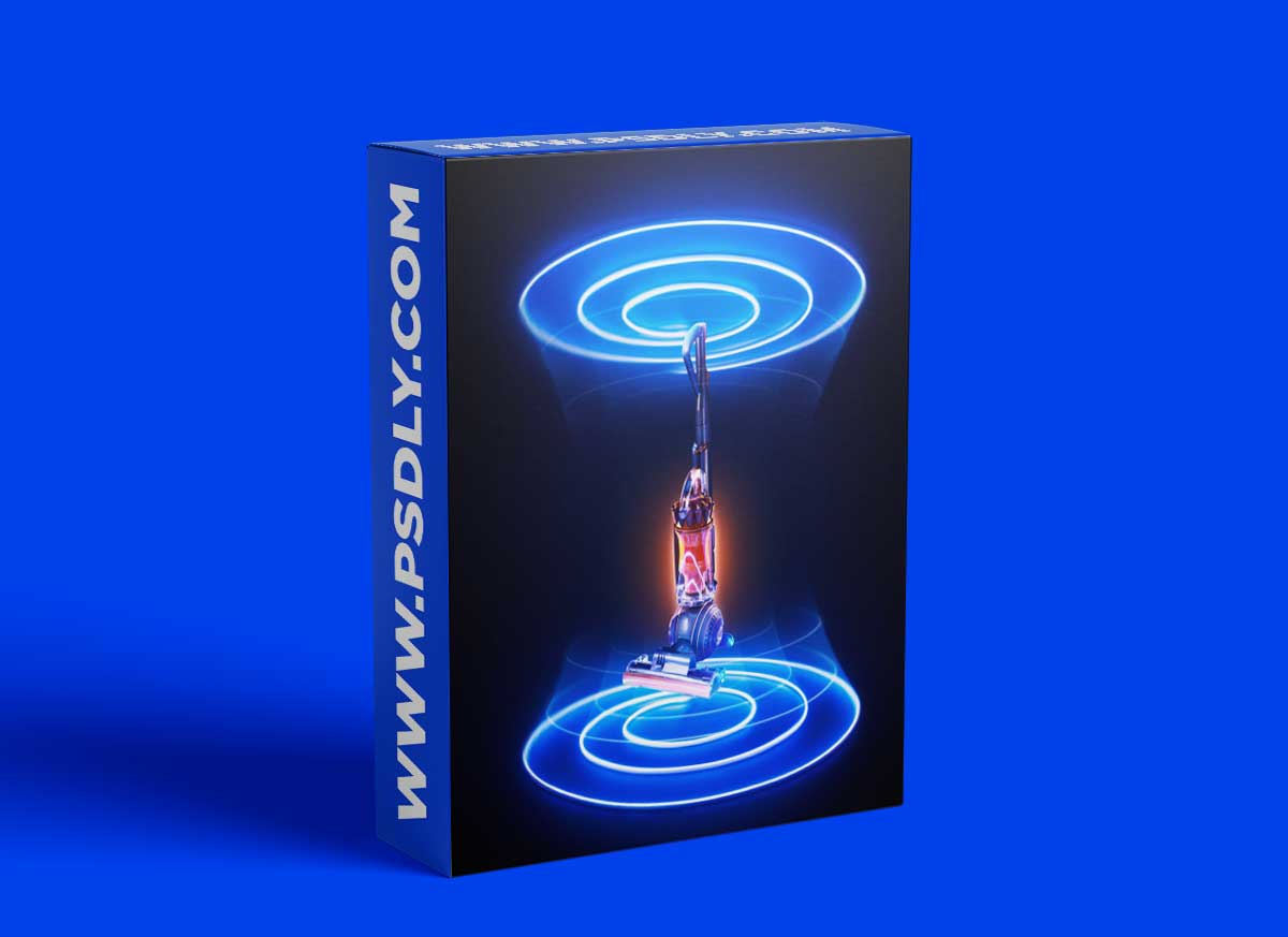 Photigy - Dyson Vacuum Cleaner Advertising-Style Shot Machine from the Future