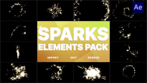 Videohive Sparks Pack | After Effects 36384240
